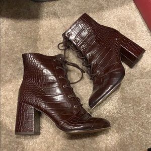 Forever 21 Shoes - Lace up booties Forever 21 Shoes - Lace up booties
